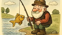 Vtip: Chytí rybář zlatou rybku a ta povídá...