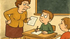Vtip: Paní učitelka vybírá domácí úkoly…