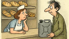 Vtip: Přijde blázen do pekárny a povídá...