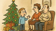 Vtip: Pepíček u stromečku – Všechny dárky mi...