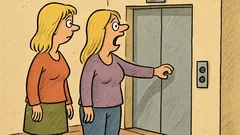 Vtip: Dvě blondýny stojí u výtahu