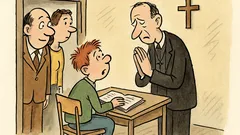 Vtip: Tak co, Pepíčku, jaký je učitel?