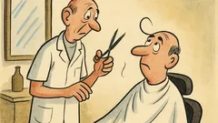 Vtip: Holič se ptá – je to v pořádku?