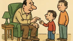 Vtip: Přijde Franta za tátou a říká…