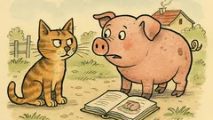 Vtip: Kočka potká prase a říká...