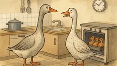 Vtip: Přemýšlí matka husa nahlas...