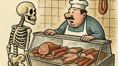 Vtip: Přijde kostra do masny a...