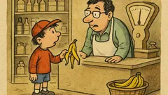 Vtip: Pepíček přijde do obchodu se slupkou…