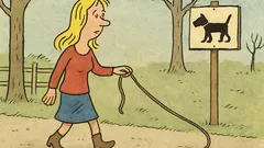 Vtip: Jde blondýnka parkem a narazí na ceduli