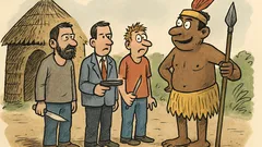 Vtip: Čecha, Rusa a Američana zajmou kanibalové