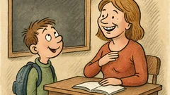 Vtip: „Máte velmi pěkné zuby, paní učitelko!“