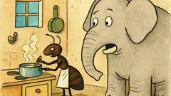 Vtip: Mravenec vaří oběd, přijde slon...