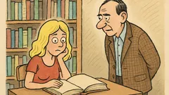 Vtip: Přistoupí knihovník k blondýnce...