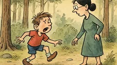 Vtip: Učitelka se ptá Pepíčka v lese…