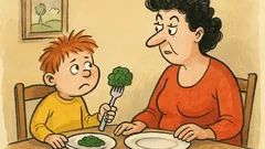 Vtip: Matka říká synkovi – Jez špenát...