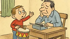 Vtip: Pepíček chce buben, táta odmítá...