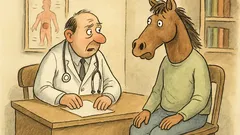 Vtip: Pacient říká doktorovi, že je kůň