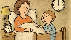 Vtip: „Mami, je pravda, že jsem se narodil...“