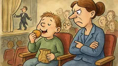 Vtip: Pepíček jede se školou do divadla