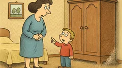 Vtip: Maminko, je pravda, že když člověk…