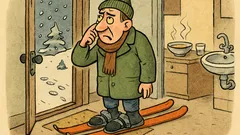 Vtip: V zimě přijde pán domů a...