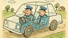 Vtip: Víte, proč policisté jezdí ve skleněných autech?