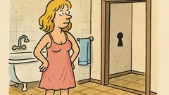 Vtip: Víte, proč blondýna nemá dveře?