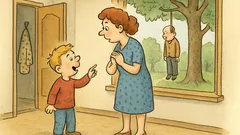 Vtip: Přijde Honzík domů a volá