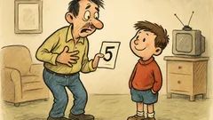 Vtip: Když Pepíček přinese domů pětku...