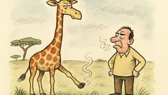 Vtip: Víš, proč má žirafa dlouhý krk?