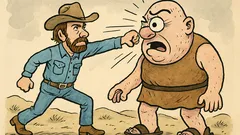 Vtip: Chuck Norris trefí kyklopa mezi oči