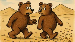Vtip: Jdou dva medvědi po poušti...