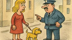 Vtip: Jde blondýnka se psem po ulici...