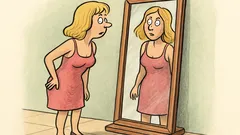 Vtip: Blondýnka stojí před zrcadlem a ptá se