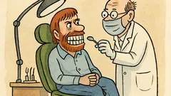 Vtip: Chuck Norris jde k zubaři...