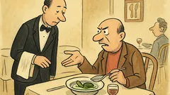 Vtip: Pane vrchní, v té želví polévce...