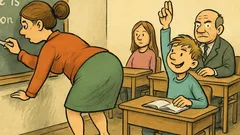 Vtip: Inspektor přijde do třídy na inspekci...