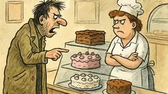 Vtip: Přijde podivný člověk do cukrárny...