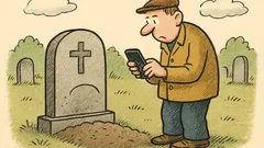 Vtip: Když umřu, nechám si na hrob...