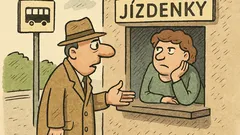 Vtip: Přijde pán na zastávku a chce...