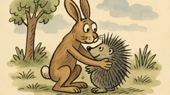 Vtip: Láska nebolí... Řekl zajíc a objal ježka