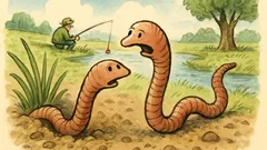 Vtip: Potkají se dvě žížaly...